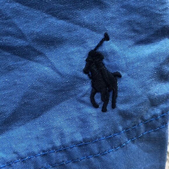 Polo Sport Ralph Lauren Mens Swim Shorts Size XL Blue Trunks Swimwear Drawcord - Picture 7 of 12